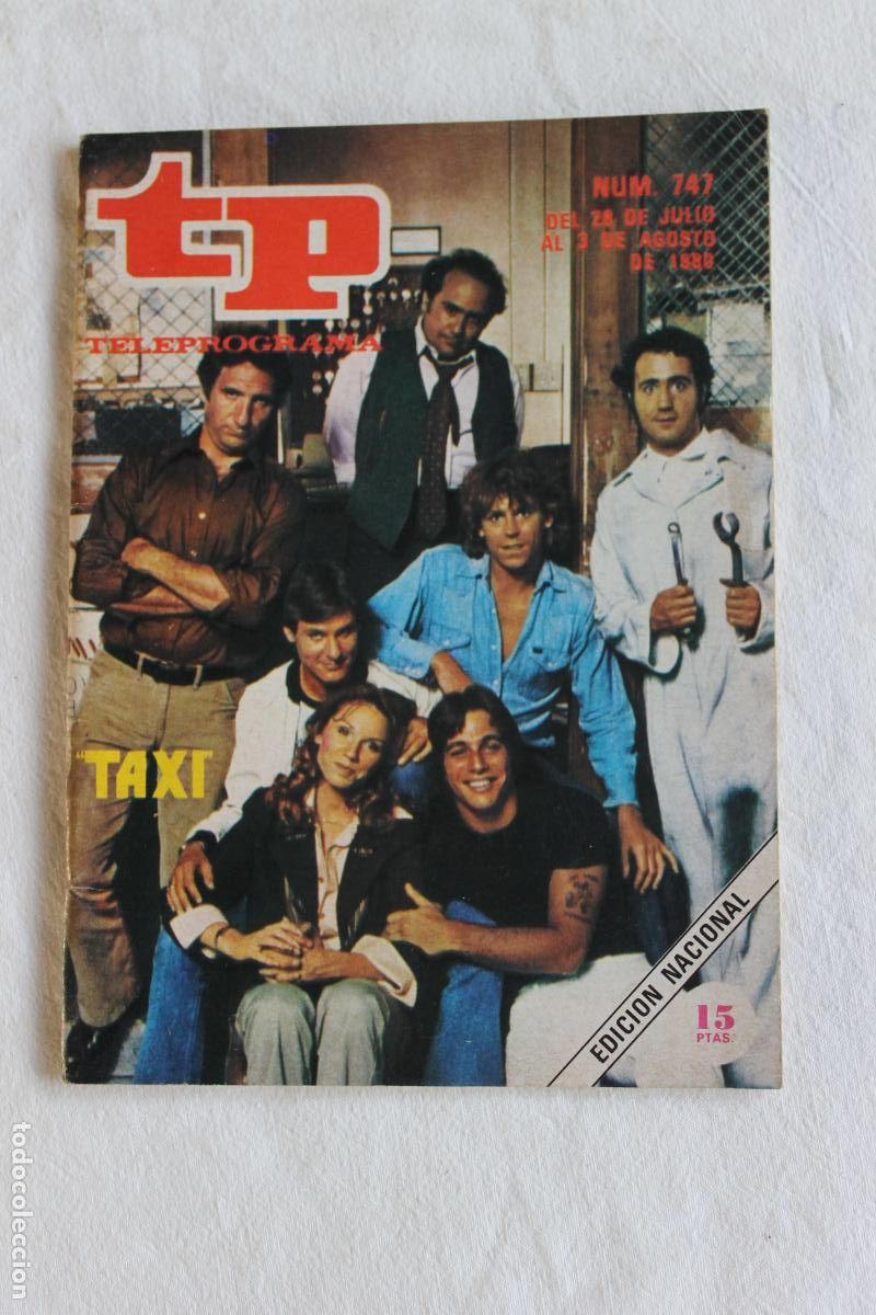 Coleccionismo de revista Teleprograma: TELEPROGRAMA N&ordm; 747 1980 TAXI - Foto 1
