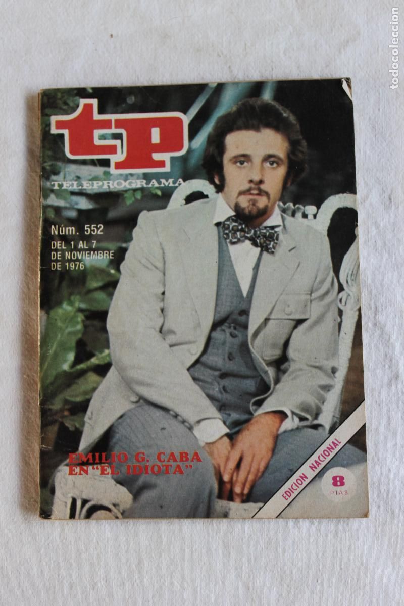 Coleccionismo de revista Teleprograma: TELEPROGRAMA N&ordm; 552 1976 EMILIO GUTIERREZ CAVA