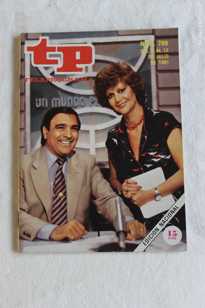 Coleccionismo de revista Teleprograma: TELEPROGRAMA N&ordm; 796 1981 UN MUNDO PERFECTO