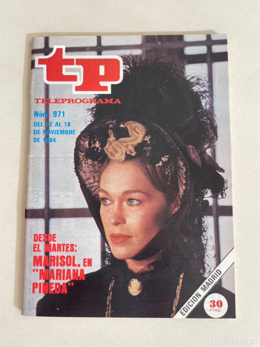 Coleccionismo de revista Teleprograma: TP TELEPROGRAMA N&ordm; 971 NOVIEMBRE 1984 *MARISOL. MARIANA PINEDA*