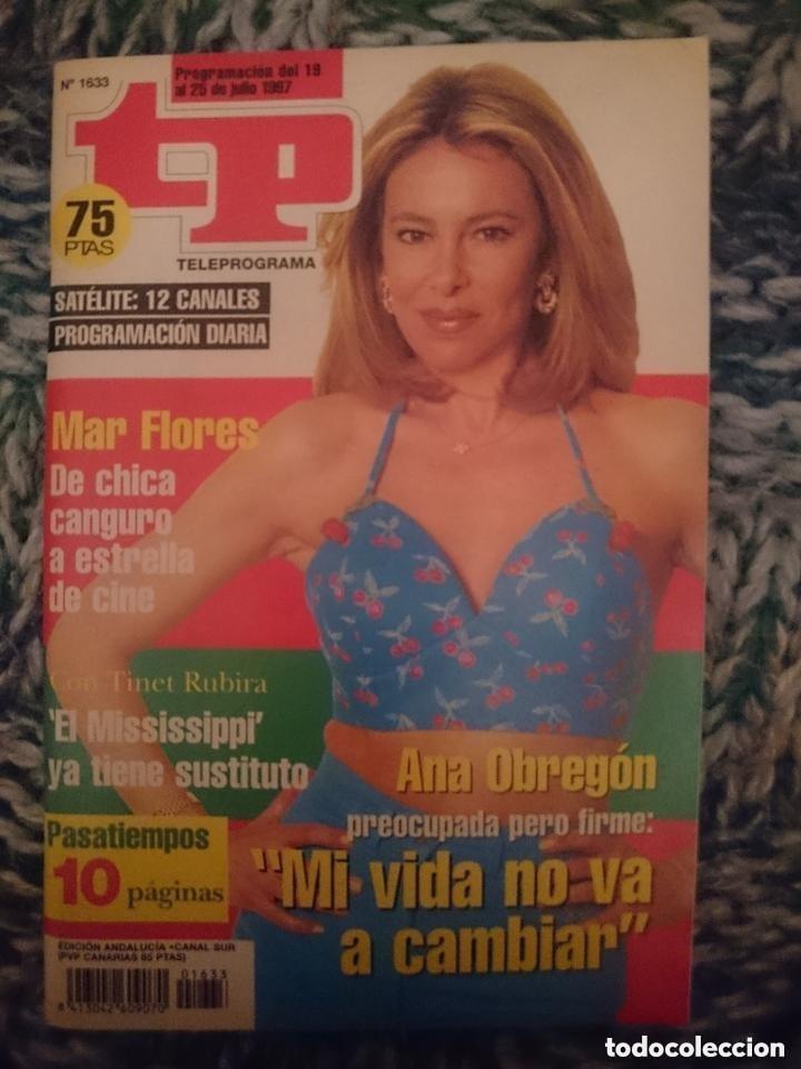 Coleccionismo de revista Teleprograma: TP TELEPROGRAMA N 1633 DEL 19 AL 25 JULIO 1997 - ANA OBREGON -con Programacion Satelite