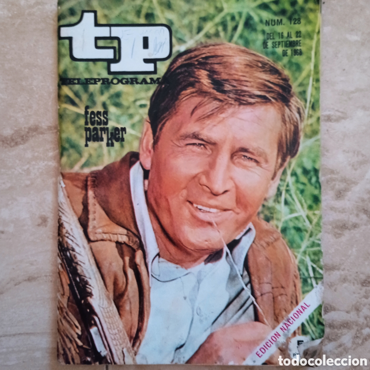 Coleccionismo de revista Teleprograma: TP teleprograma 128 Fess Parker Daniel Boohe - Foto 1