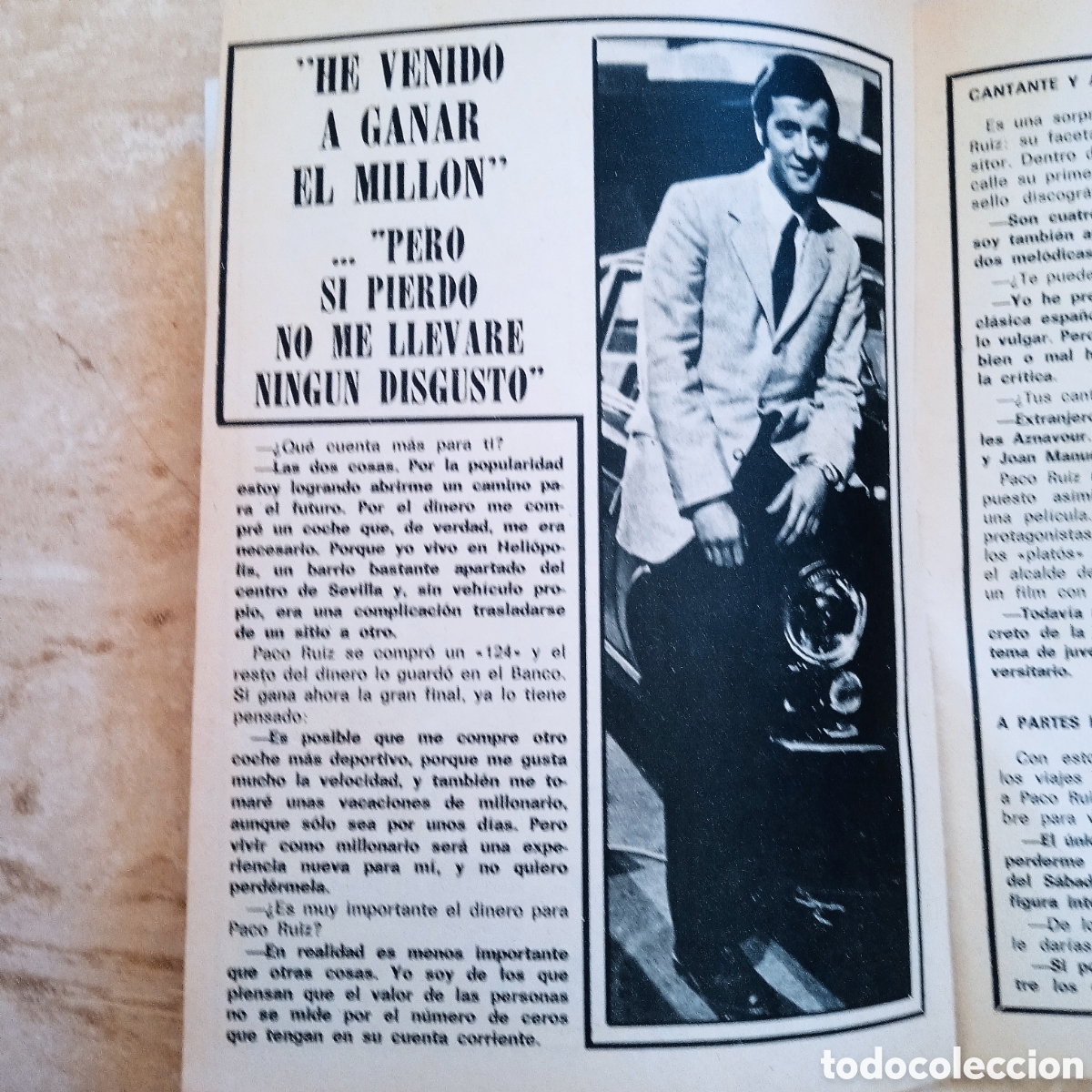 Coleccionismo de revista Teleprograma: TP teleprograma 163 Francisco Jos&eacute; Ruiz - Foto 2