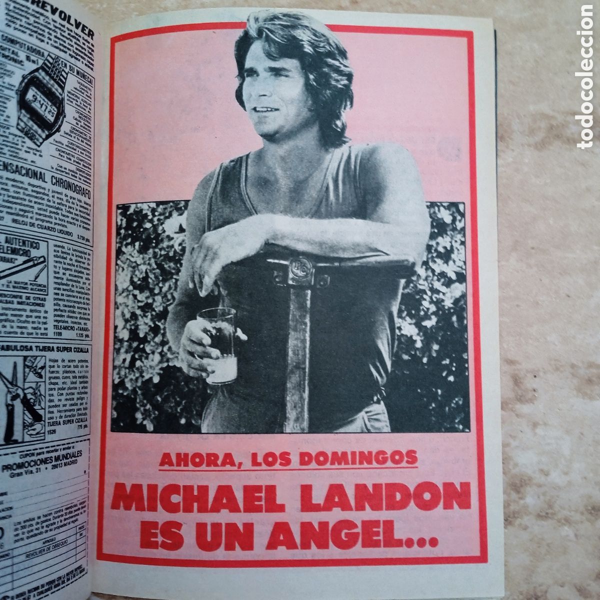 Coleccionismo de revista Teleprograma: TP teleprograma 1023 Michael Landon Camino al Cielo - Foto 2