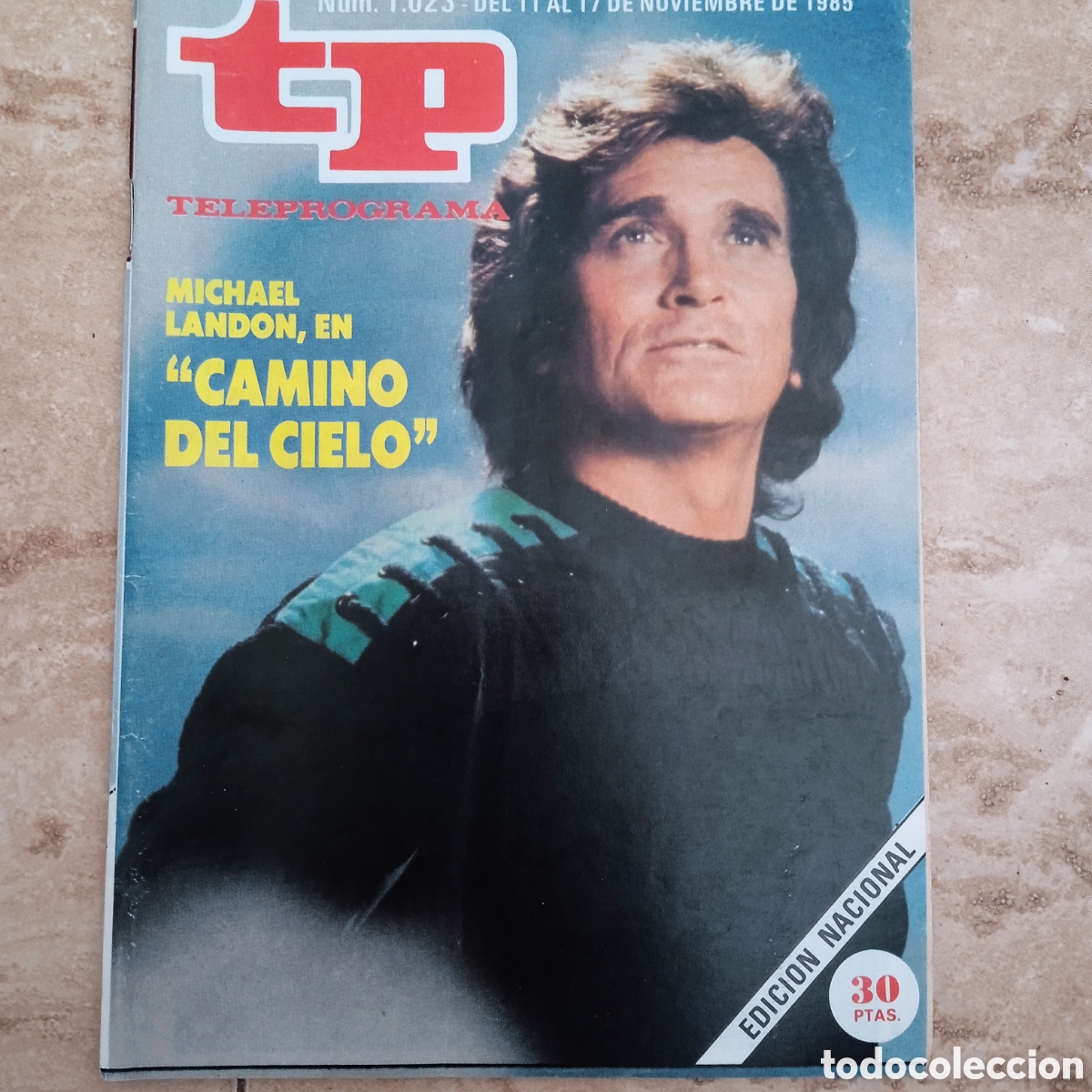Coleccionismo de revista Teleprograma: TP teleprograma 1023 Michael Landon Camino al Cielo - Foto 1