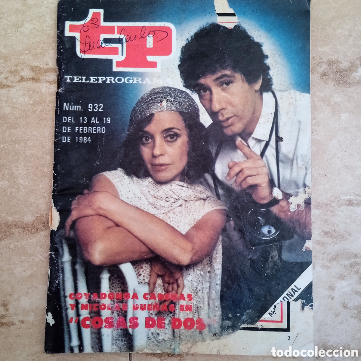 Coleccionismo de revista Teleprograma: TP teleprograma 932 Cosas de dos - Foto 1