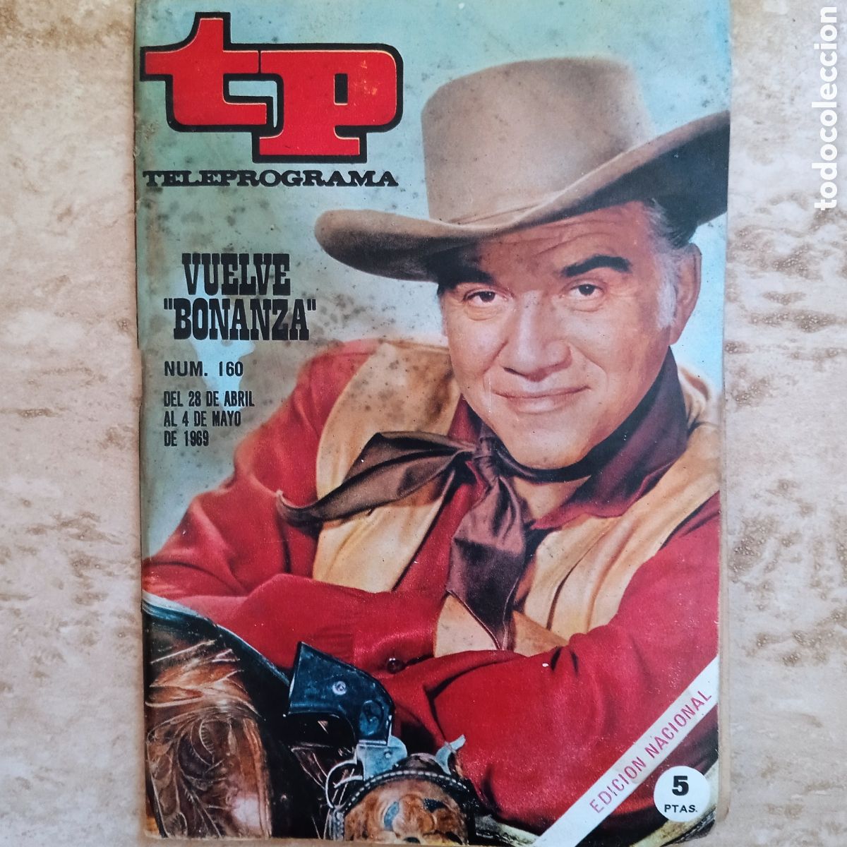 Coleccionismo de revista Teleprograma: TP teleprograma n&uacute;mero 160 Vuelve Bonanza abril-mayo 1969
