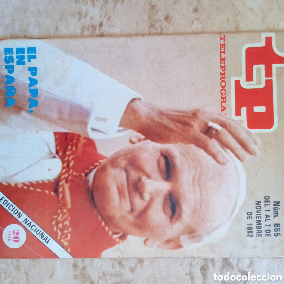 Coleccionismo de revista Teleprograma: TP teleprograma n&uacute;mero 865 noviembre 1982