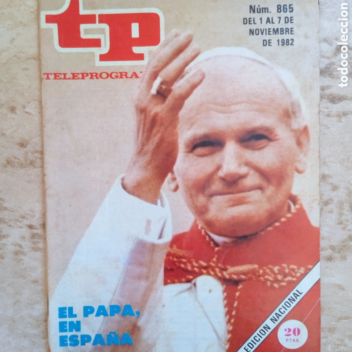 Coleccionismo de revista Teleprograma: TP teleprograma n&uacute;mero 865 noviembre 1982