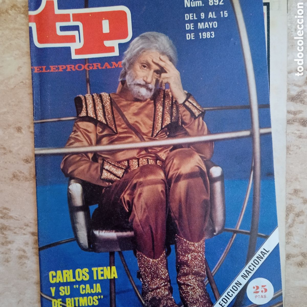 Coleccionismo de revista Teleprograma: TP teleprograma n&deg; 892 mayo 1983 Carlos Tena Caja de Ritmos - Foto 1
