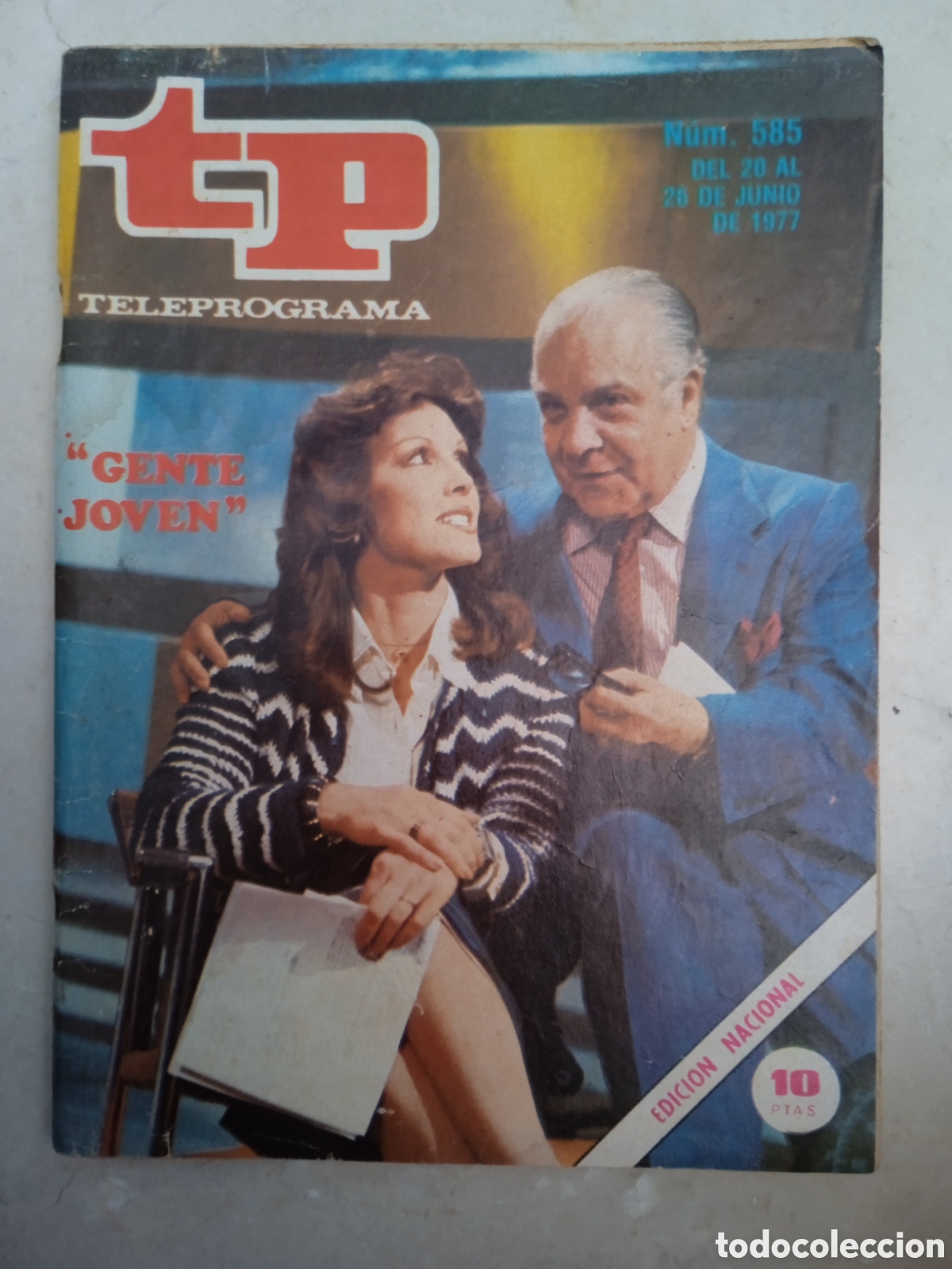 Coleccionismo de revista Teleprograma: TP Teleprograma n&deg; 585 Gente Joven Alfonso del Real Mar&iacute;a Luisa Abad
