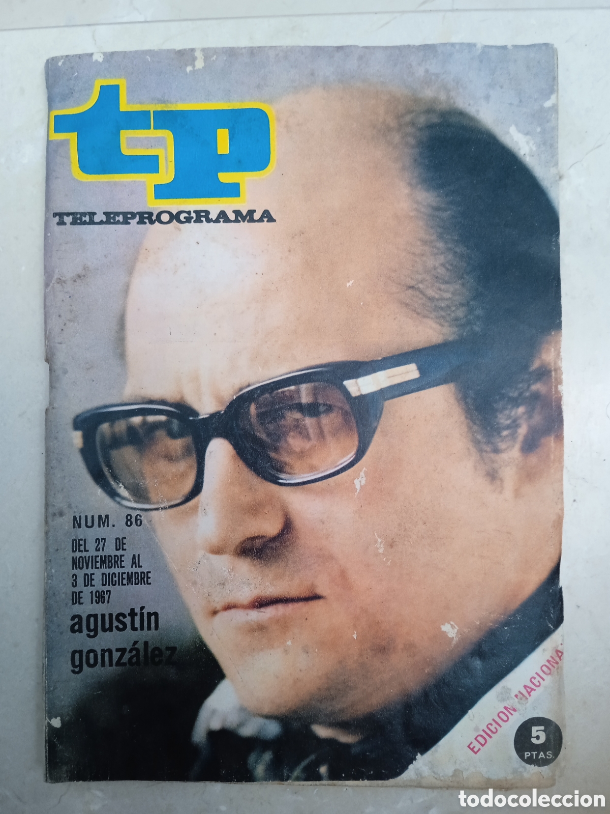 Coleccionismo de revista Teleprograma: TP Teleprograma n&deg; 86 Agust&iacute;n Gonz&aacute;lez Los Payasos Pompoff Thedy y sus hijos