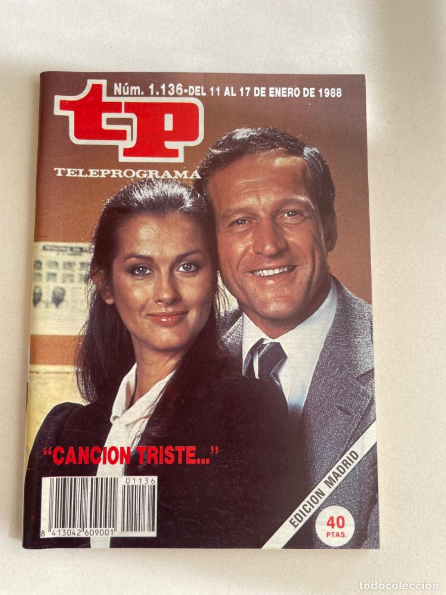 Coleccionismo de revista Teleprograma: TP TELEPROGRAMA N&ordm; 1136 ENERO 1988 *CANCI&Oacute;N TRISTE DE HILL STREET*