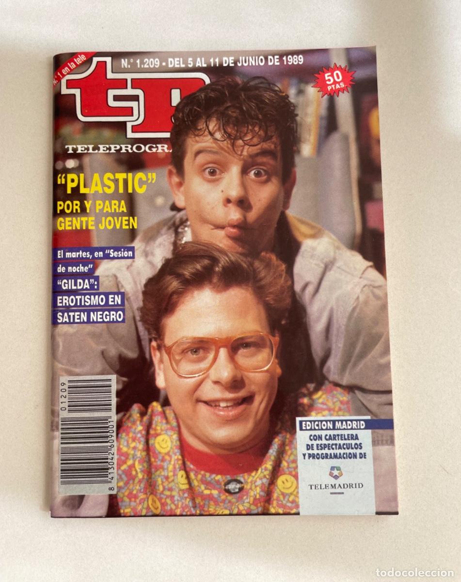 Coleccionismo de revista Teleprograma: TP TELEPROGRAMA N&ordm; 1209 JUNIO 1989 *PLASTIC*