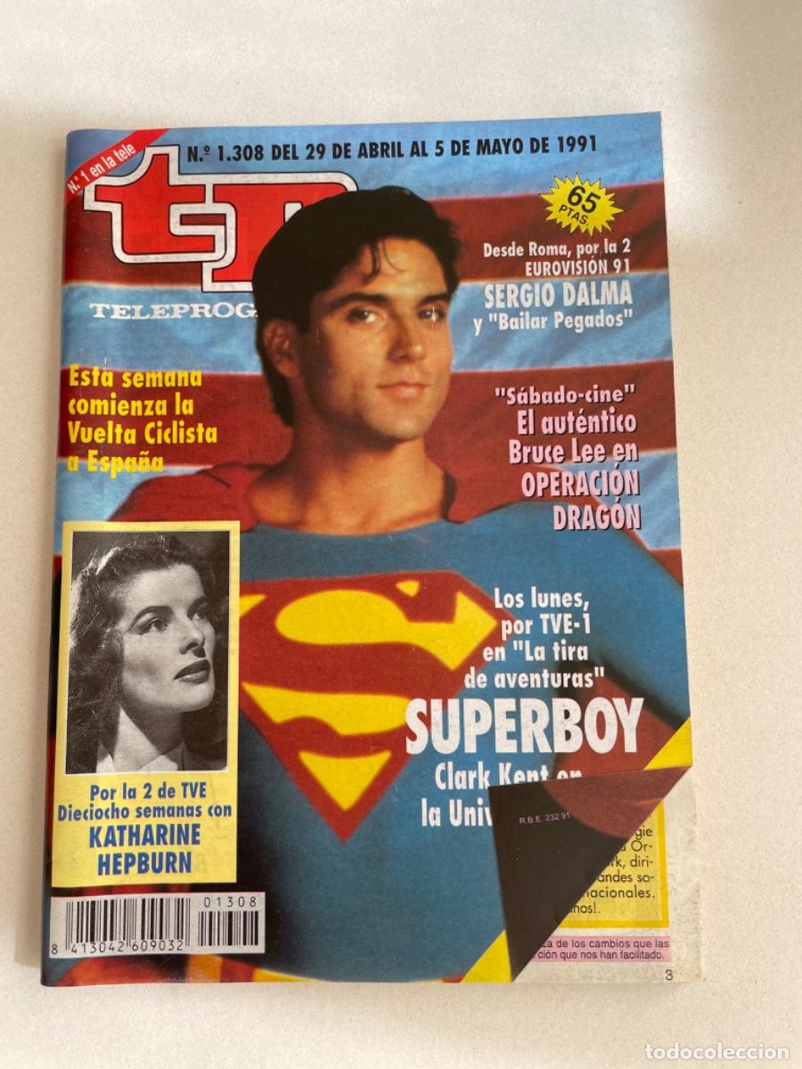 Coleccionismo de revista Teleprograma: TP TELEPROGRAMA N&ordm; 1308 MAYO 1991 *SUPERBOY* - Foto 1