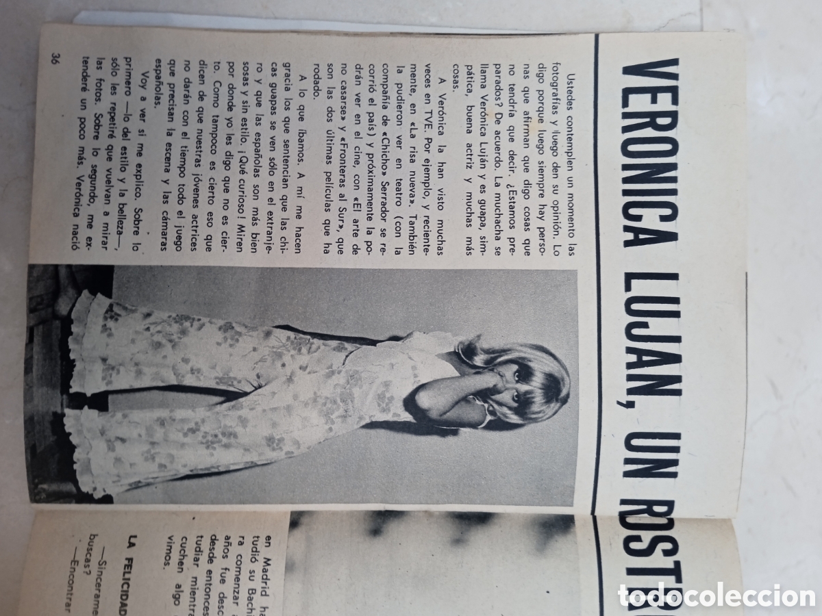 Coleccionismo de revista Teleprograma: TP Teleprograma n&deg; 33 portada Garde Linley Ver&oacute;nica Luj&aacute;n - Foto 2