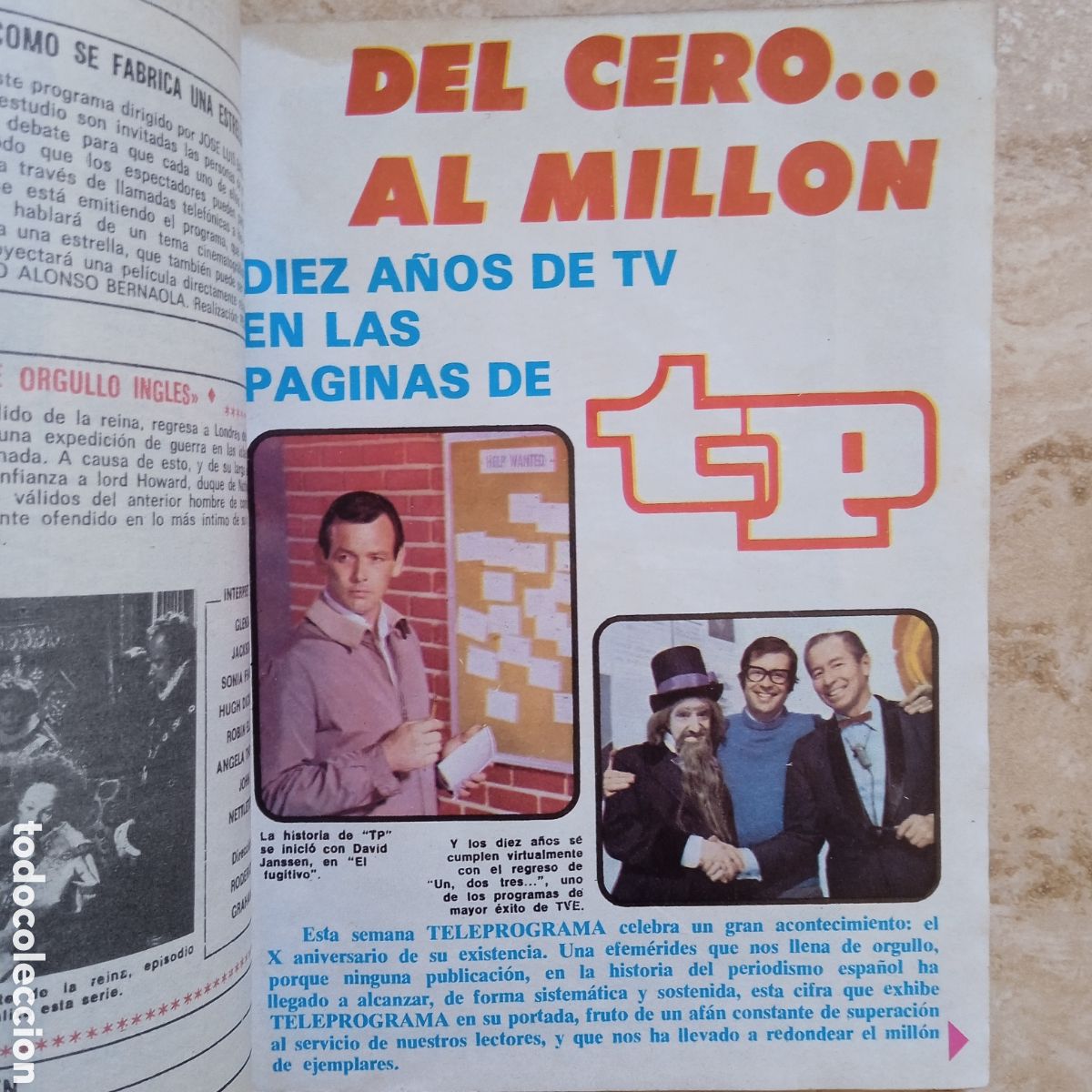 Coleccionismo de revista Teleprograma: TP teleprograma n&uacute;mero 522 abril 1976 - Foto 2