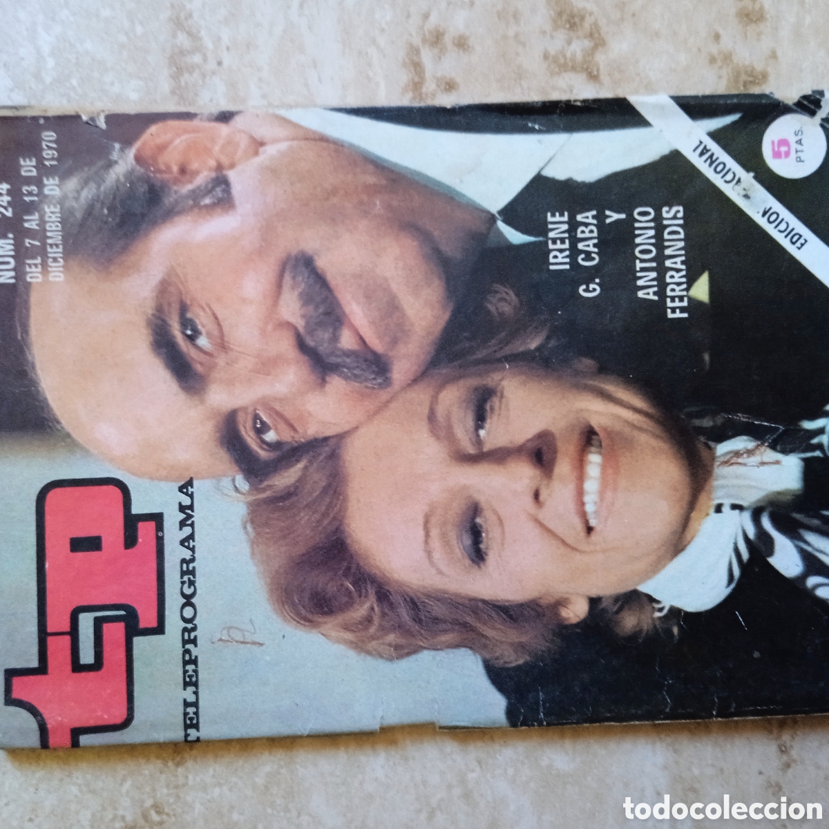 Coleccionismo de revista Teleprograma: TP teleprograma n&uacute;mero 244 diciembre 1970