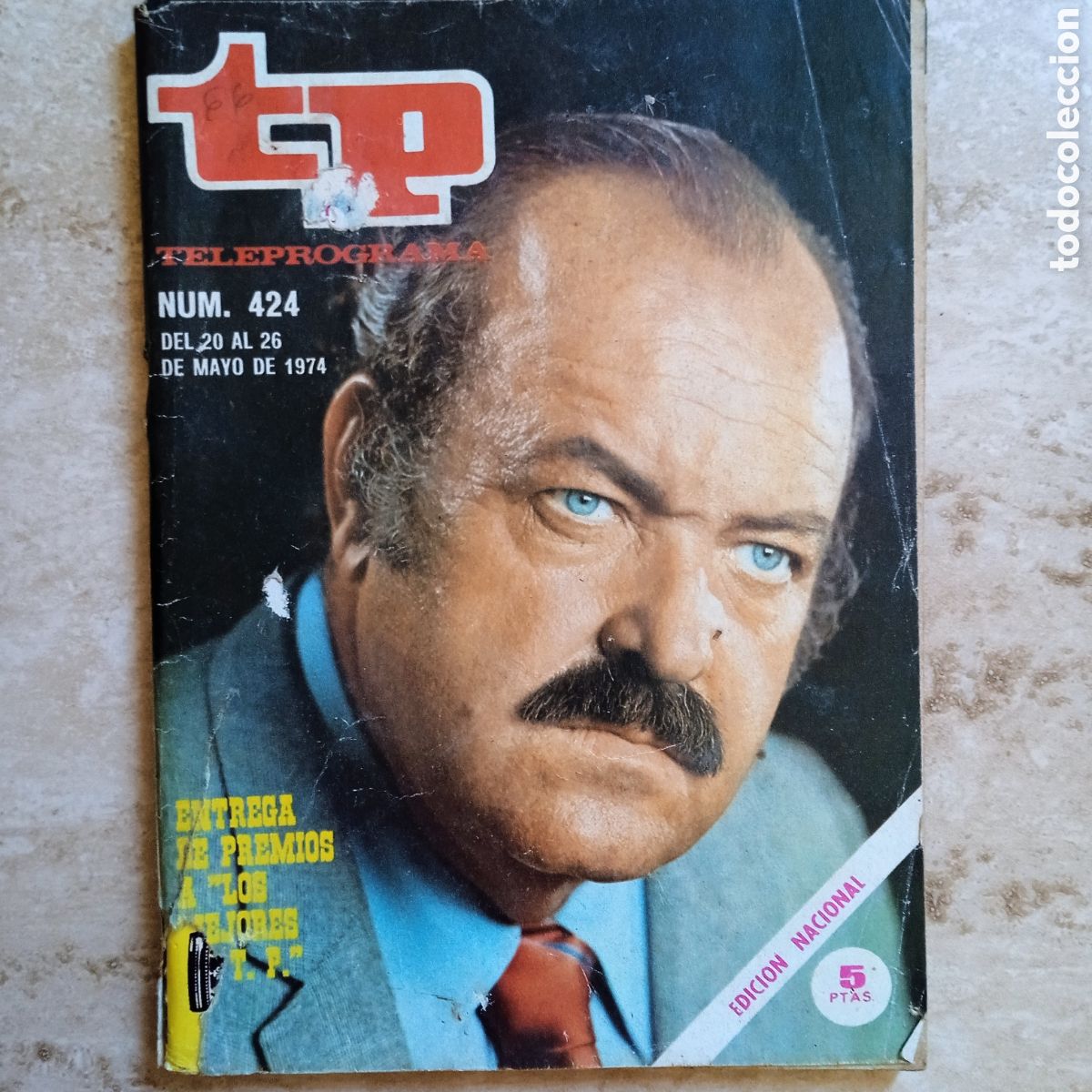 Sammeln von Zeitschriften Teleprograma: Tp teleprograma n&uacute;mero 424 mayo 1974 Entrega premios TP