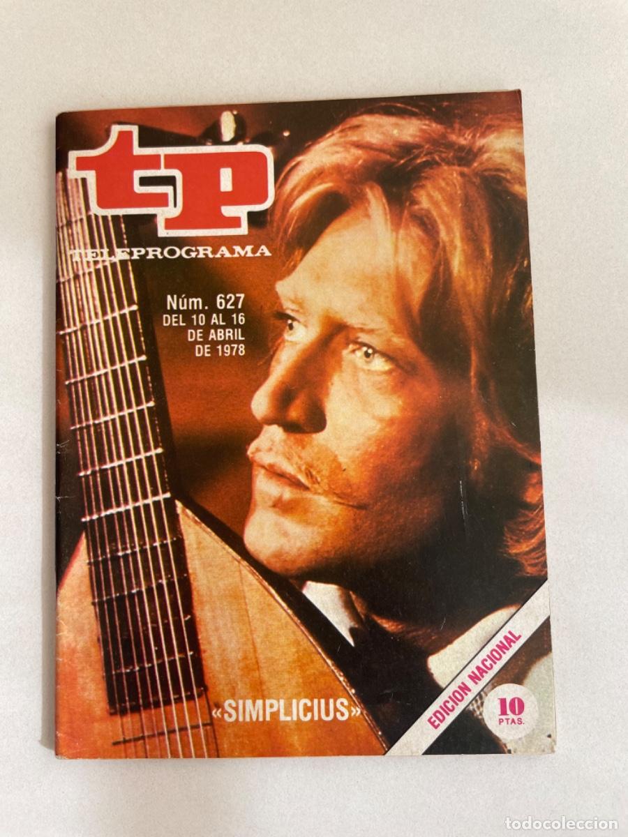 Collezionismo di Rivista Teleprograma: TP TELEPROGRAMA N&ordm; 627 ABRIL 1978 *SIMPLICIUS. EPISODIO MAZINGER Z*