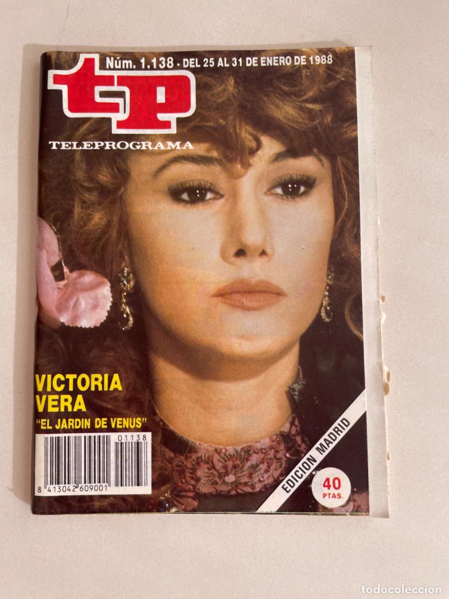 Collectionnisme de Magazine Teleprograma: TP TELEPROGRAMA N&ordm; 1138 ENERO 1988 *VICTORIA VERA*