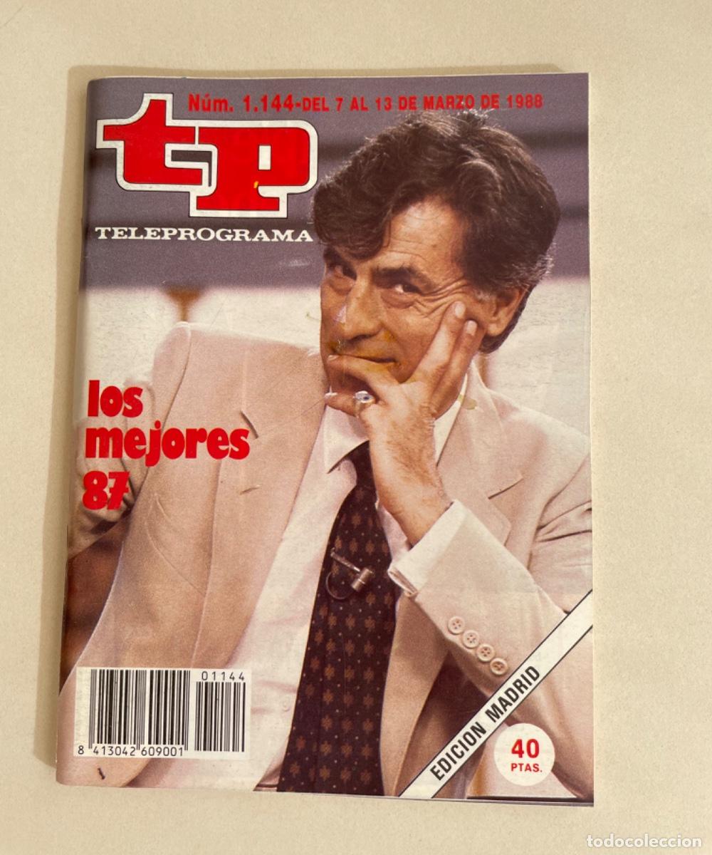 Colecionismo da Revista Teleprograma: TP TELEPROGRAMA N&ordm; 1144 MARZO 1988 *LOS MEJORES 87. HERMIDA*
