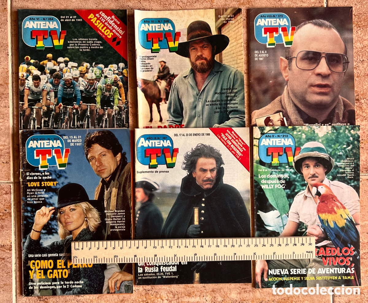Collezionismo di Rivista Teleprograma: Antena tv revista tve TP Teleprograma El padre Murphy Traedlos vivos