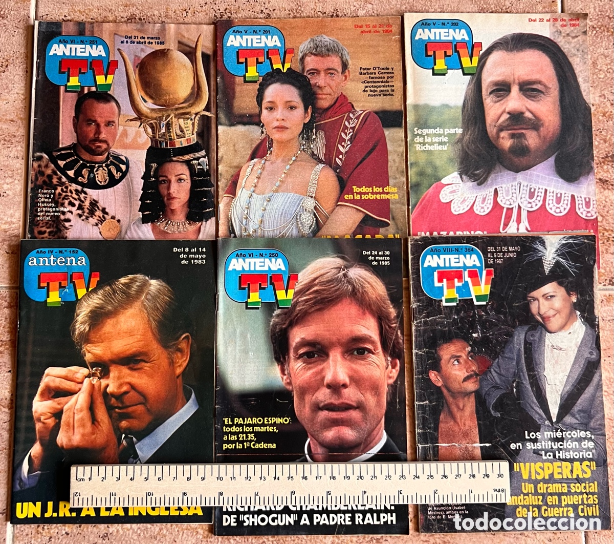 Collezionismo di Rivista Teleprograma: Antena tv revista tve Tp Teleprograma Richelieu Pompeya Masada
