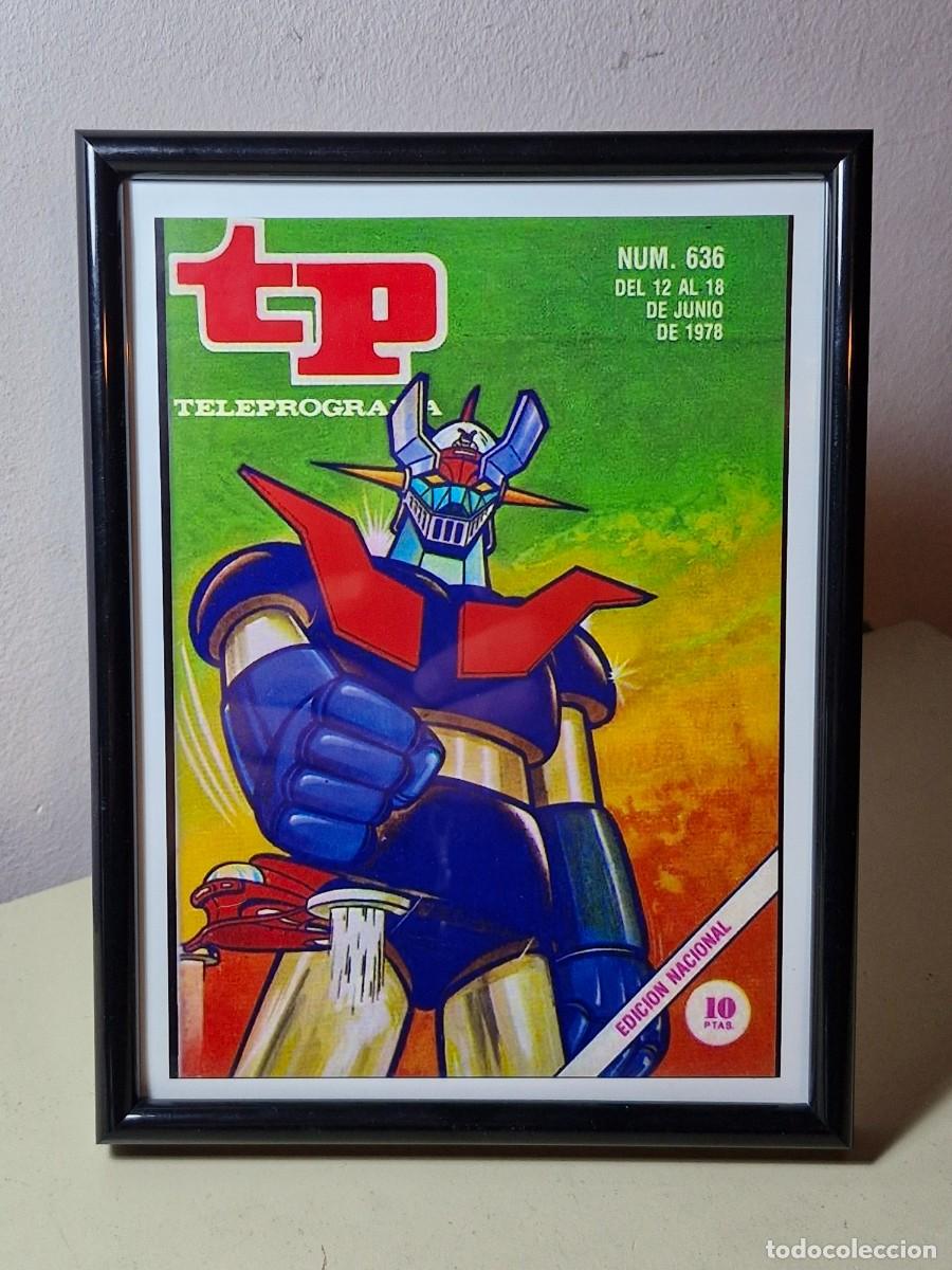 Colecionismo da Revista Teleprograma: ATENCI&Oacute;N ES REPRODUCCI&Oacute;N de la portada del Teleprograma de Mazinger Z