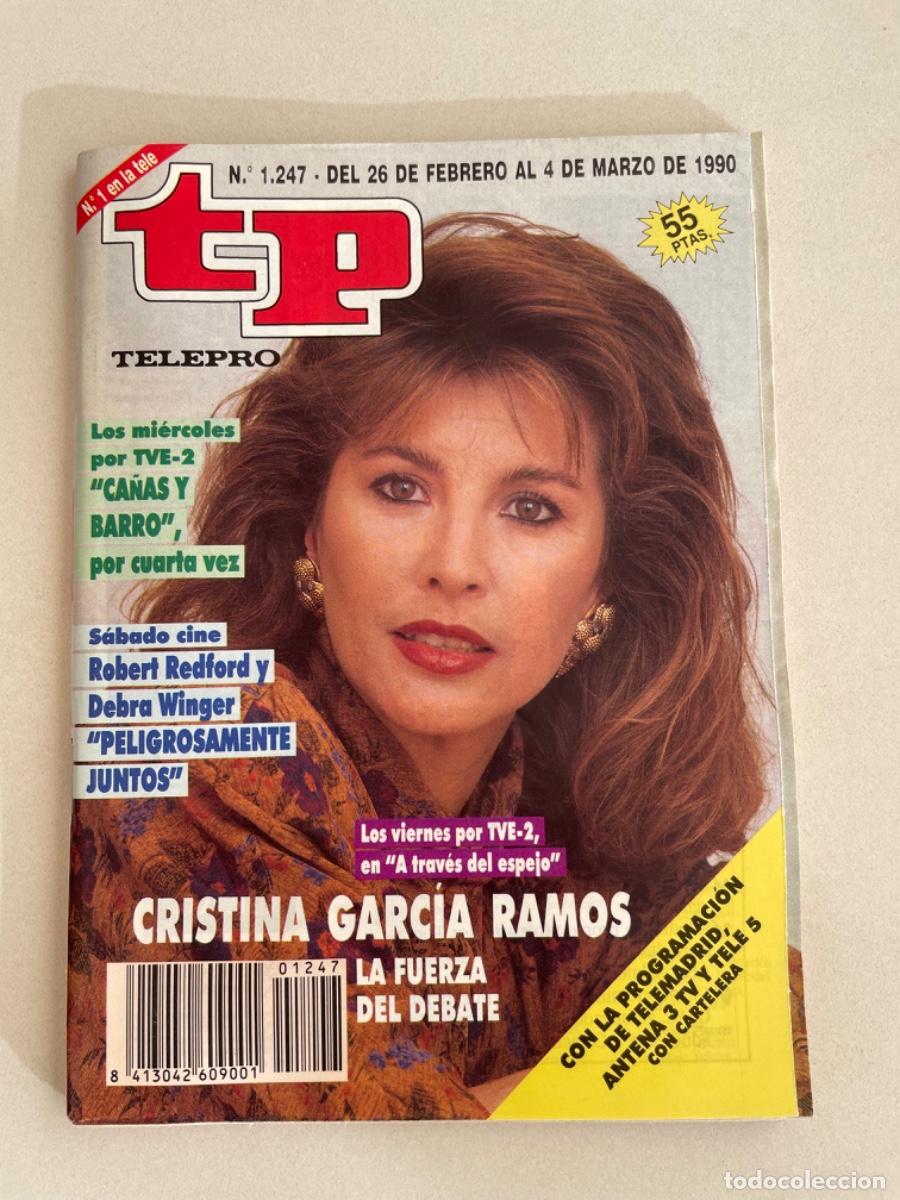 Coleccionismo de revista Teleprograma: TP TELEPROGRAMA N&ordm; 1247 MARZO 1990 *CRISTINA GARC&Iacute;A RAMOS*