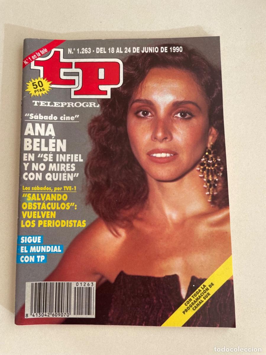 Coleccionismo de revista Teleprograma: TP TELEPROGRAMA N&ordm; 1263 JUNIO 1990 *ANA BEL&Eacute;N*