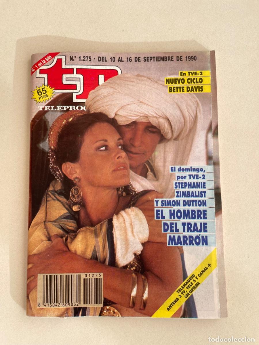 Coleccionismo de revista Teleprograma: TP TELEPROGRAMA N&ordm; 1275 SEPTIEMBRE 1990 *STEPHANIE ZIMBALIST Y SIMON DUTTON*