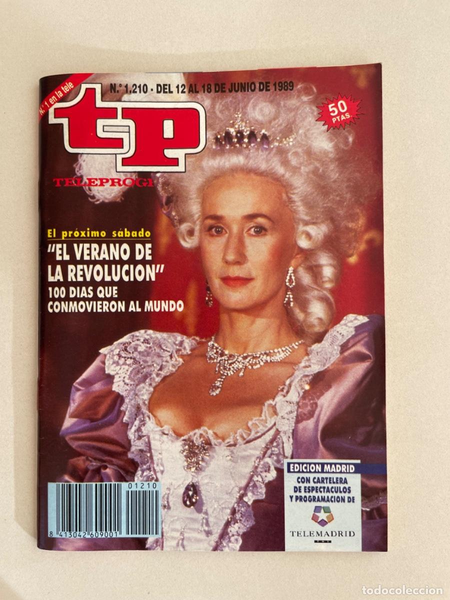 Coleccionismo de revista Teleprograma: TP TELEPROGRAMA N&ordm; 1210 JUNIO 1989 *EL VERANO DE LA REVOLUCI&Oacute;N*