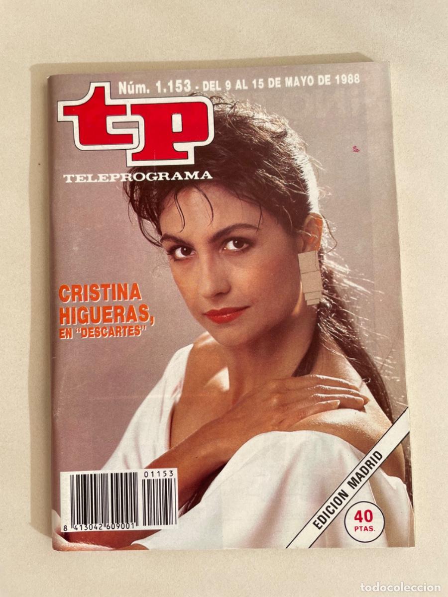 Coleccionismo de revista Teleprograma: TP TELEPROGRAMA N&ordm; 1153 MAYO 1988 *CRISTINA HIGUERAS*