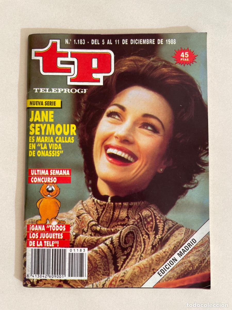 Coleccionismo de revista Teleprograma: TP TELEPROGRAMA N&ordm; 1183 DICIEMBRE 1988 *JANE SEYMOUR*