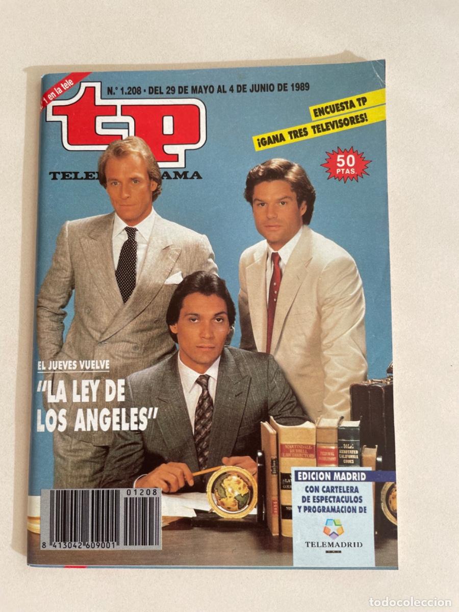 Coleccionismo de revista Teleprograma: TP TELEPROGRAMA N&ordm; 1208 JUNIO 1989 *LA LEY DE LOS &Aacute;NGELES*