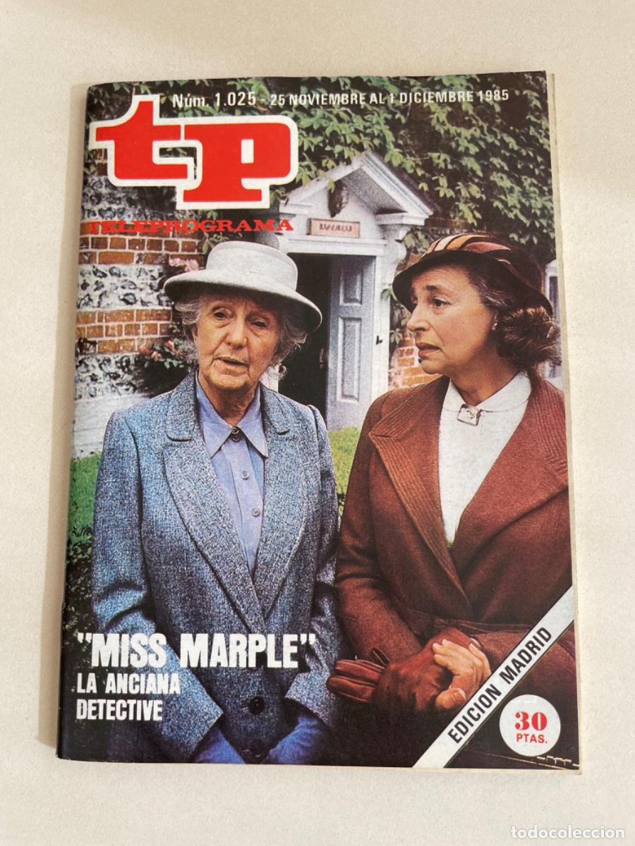 Coleccionismo de revista Teleprograma: TP TELEPROGRAMA N&ordm; 1025 DICIEMBRE 1985 *MISS MARPLE*
