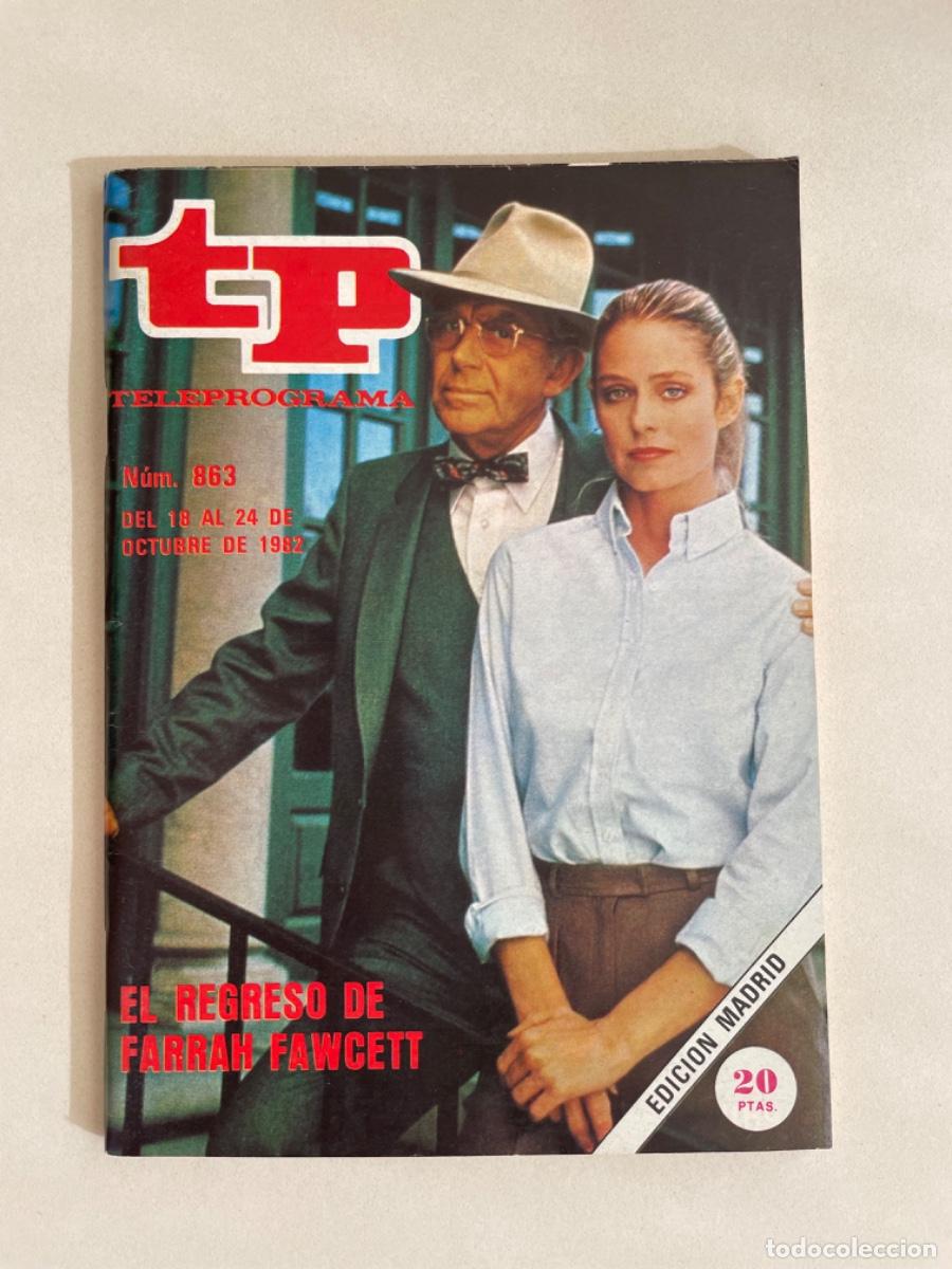Colecionismo da Revista Teleprograma: TP TELEPROGRAMA N&ordm; 863 OCTUBRE 1982 *EL REGRESO DE FARRAH FAWCETT*