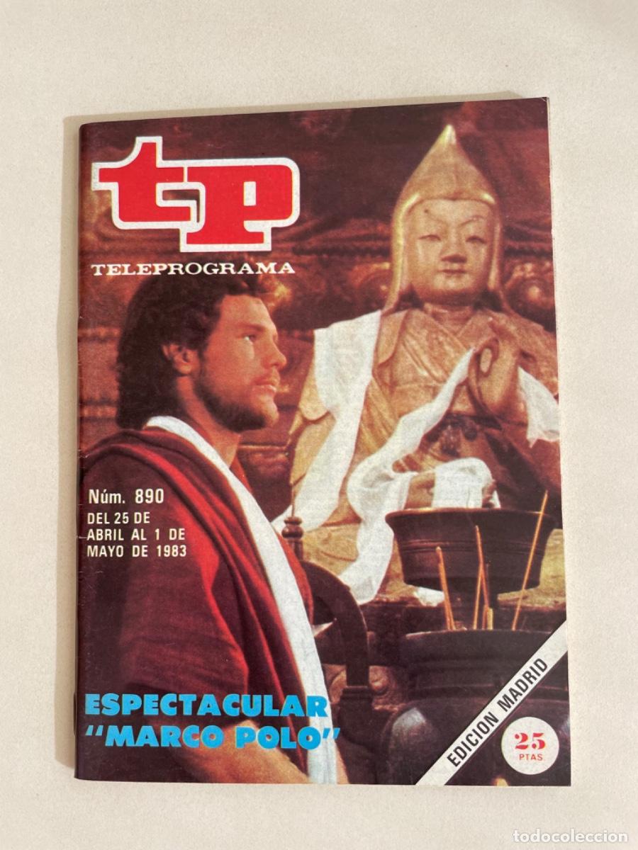 Coleccionismo de revista Teleprograma: TP TELEPROGRAMA N&ordm; 890 MAYO 1983 *MARCO POLO* - Foto 1
