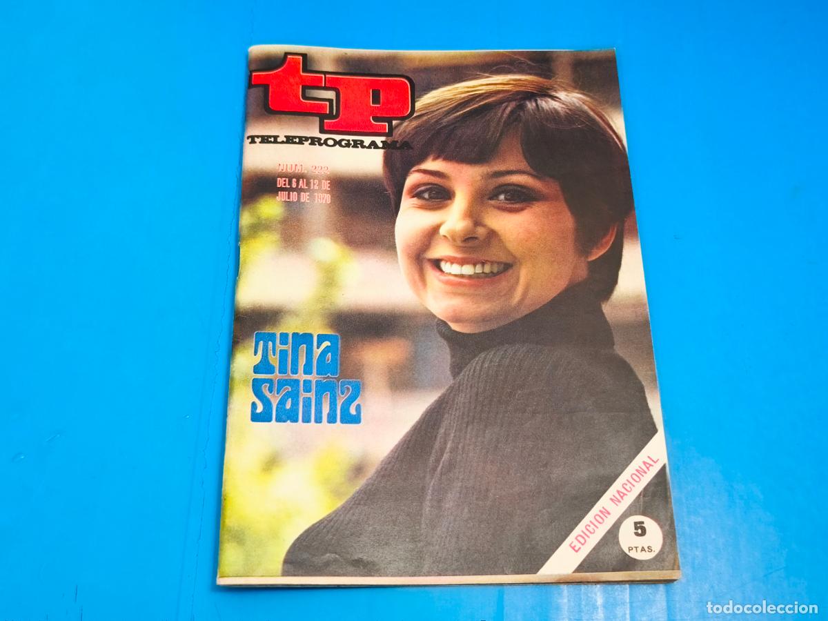 Coleccionismo de revista Teleprograma: REVISTA TP TELEPROGRAMA TINA SAINZ N&ordm; 222