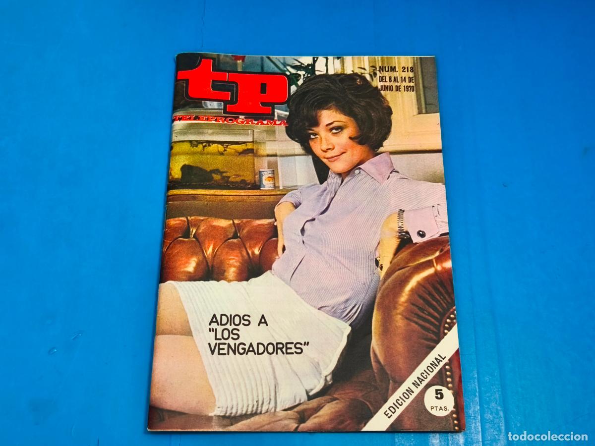 Coleccionismo de revista Teleprograma: REVISTA TP TELEPROGRAMA LOS VENGADORES N&ordm; 218