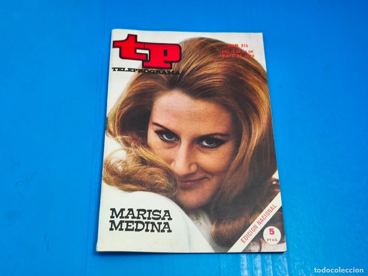 Coleccionismo de revista Teleprograma: REVISTA TP TELEPROGRAMA MARISA MEDINA N&ordm; 215