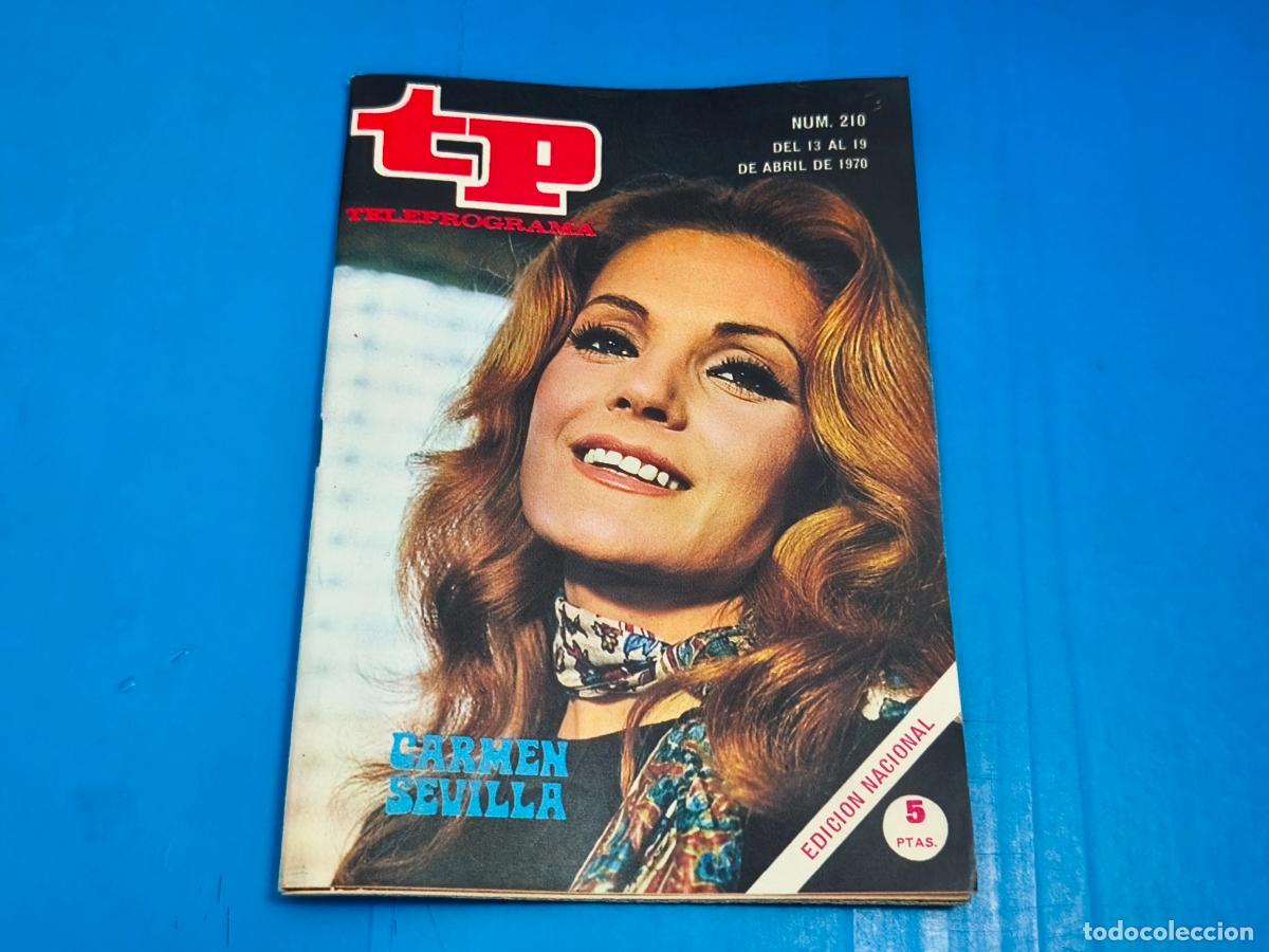 Coleccionismo de revista Teleprograma: REVISTA TP TELEPROGRAMA CARMEN SEVILLA N&ordm; 210 - Foto 1