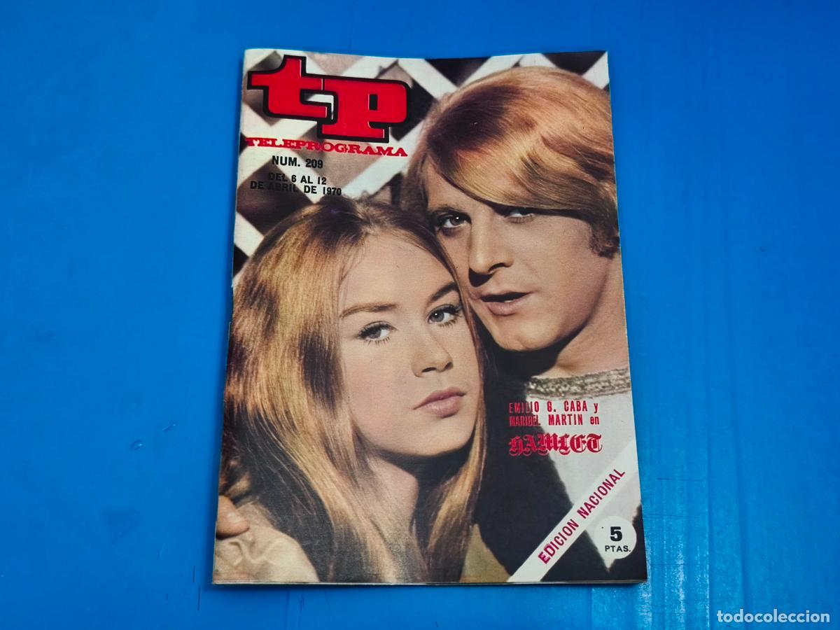Coleccionismo de revista Teleprograma: REVISTA TP TELEPROGRAMA EMILIO GUTIERREZ CABA Y MARIBEL MARTIN N&ordm; 209