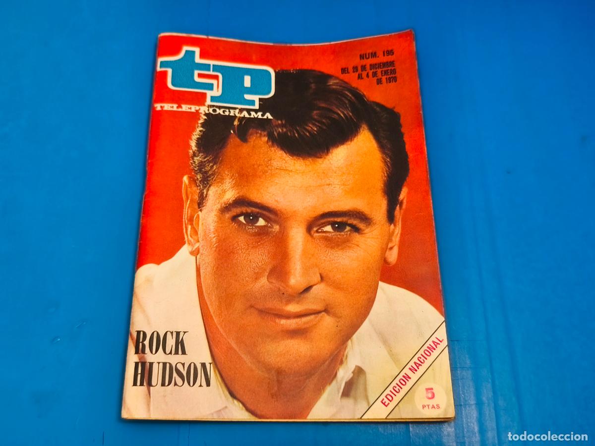 Coleccionismo de revista Teleprograma: REVISTA TP TELEPROGRAMA ROCK HUDSON N&ordm; 195 - Foto 1