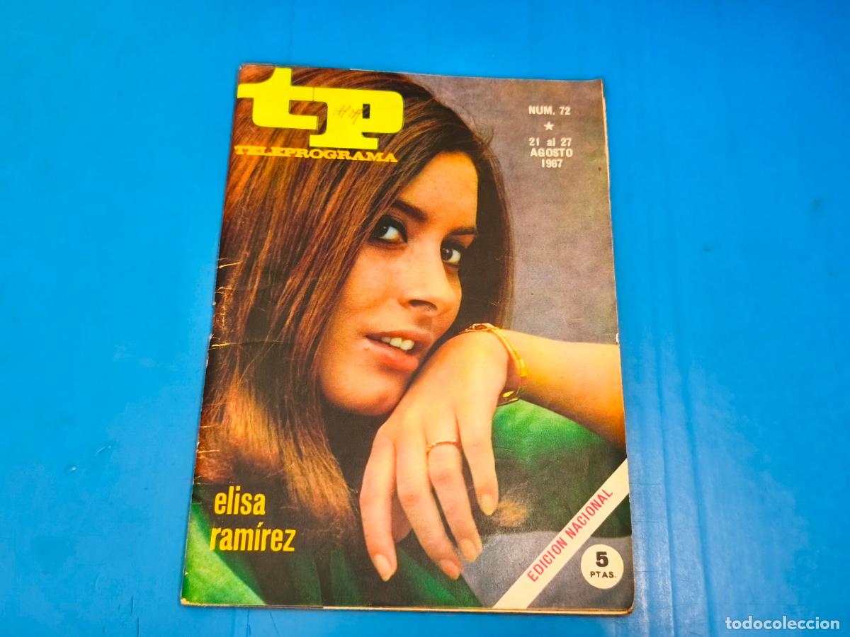 Coleccionismo de revista Teleprograma: REVISTA TP TELEPROGRAMA ELISA RAMIREZ N&ordm; 72 - Foto 1