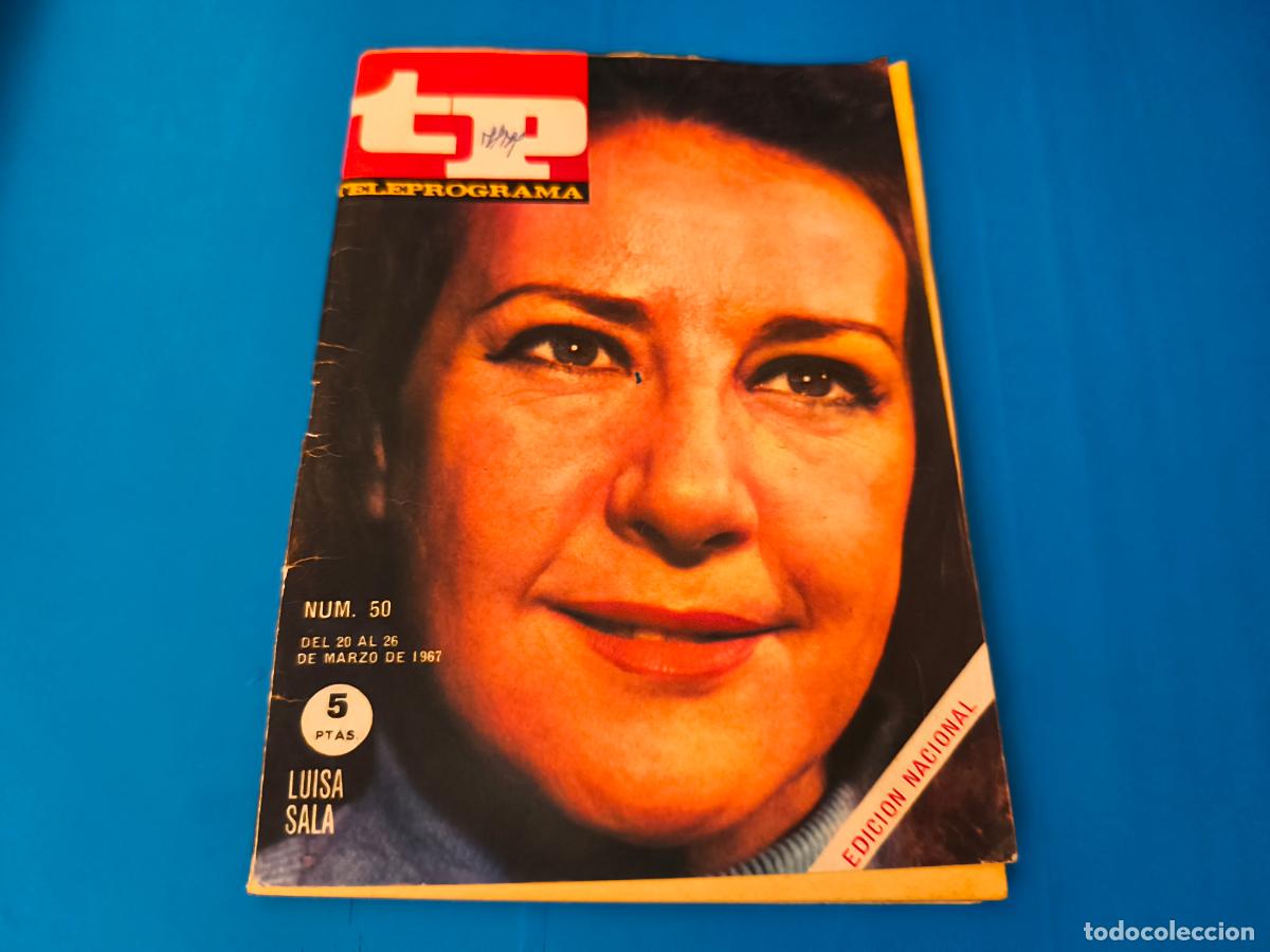 Coleccionismo de revista Teleprograma: REVISTA TP TELEPROGRAMA LUISA SALA N&ordm; 50 - Foto 1