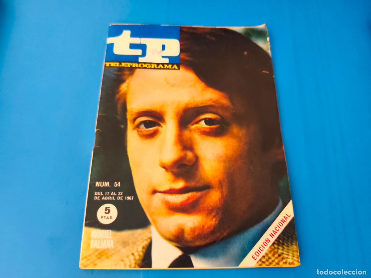 Coleccionismo de revista Teleprograma: REVISTA TP TELEPROGRAMA MANUEL GALIANA N&ordm; 54 - Foto 1