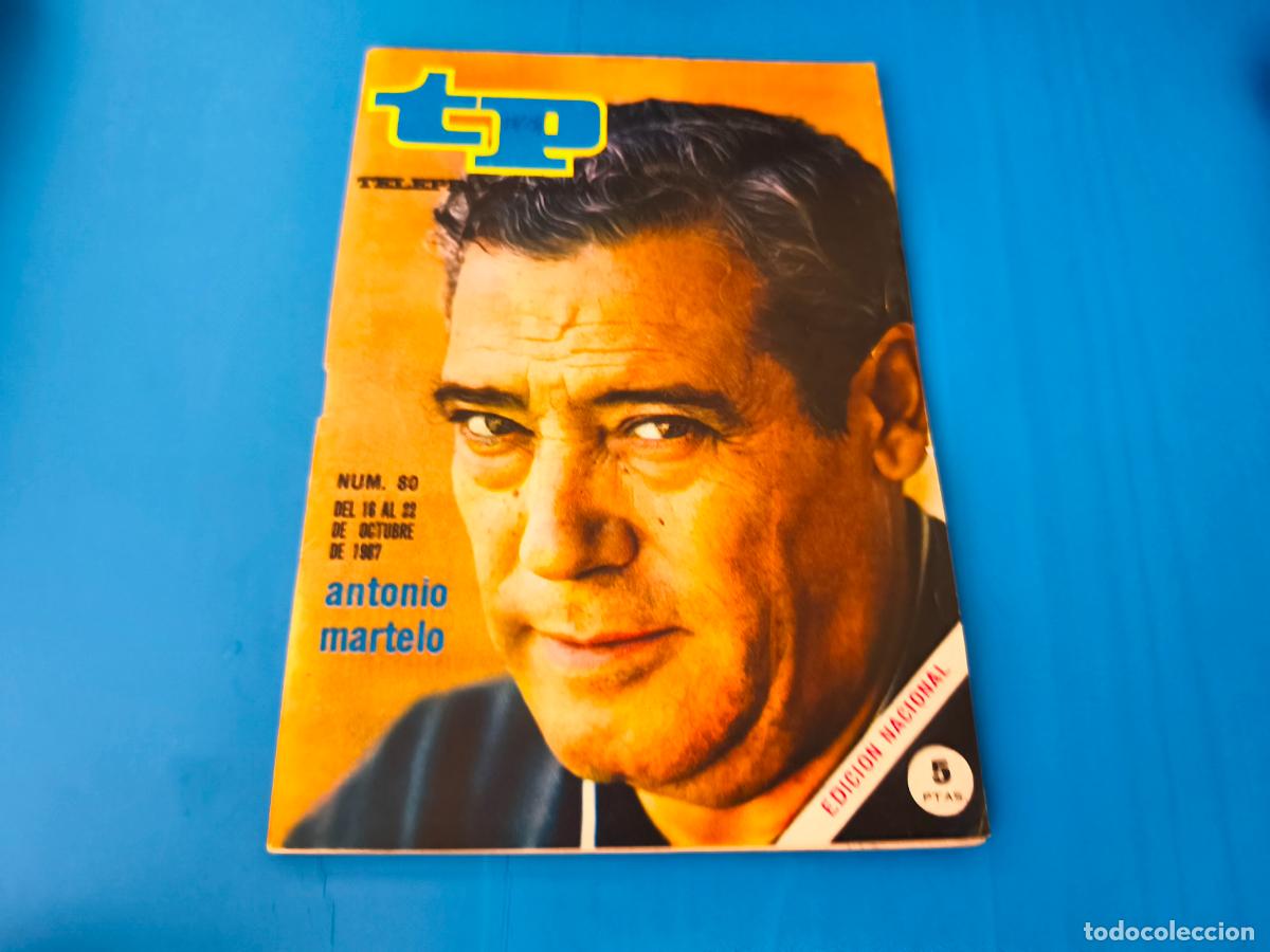 Coleccionismo de revista Teleprograma: REVISTA TP TELEPROGRAMA ANTONIO MARTELO N&ordm; 80