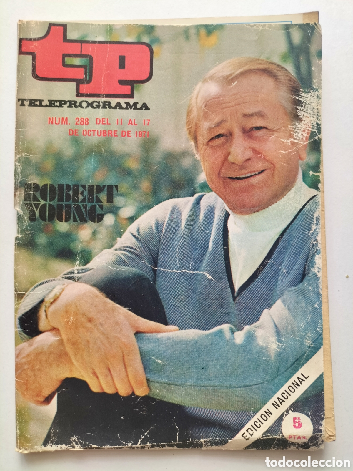 Coleccionismo de revista Teleprograma: Tele programa TP. N&uacute;m 288 Robert Young